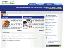 Tablet Screenshot of hygenius.com